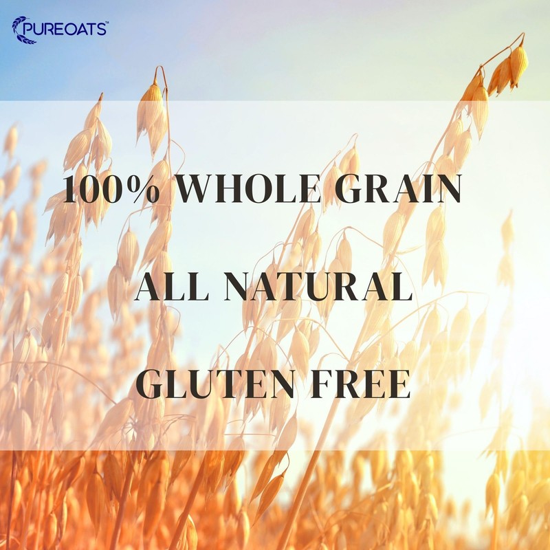 PureOats Gluten Free Oat Flour (4Lb Bag) 100% Whole Grain,