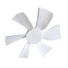 COEFEPIY 6" 12V White RV Vent Fan Blade D-Bore Replacement