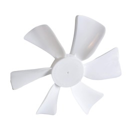 COEFEPIY 6" 12V White RV Vent Fan Blade D-Bore Replacement for RV Bathroom Camper Vent Fan,Jensen roof Vents and Range Hoods or Any 12 Volt Motor with a 0.094-inch D-Shaped Shaft