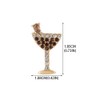 Firopia Coffee Martini Stud Earrings for Women | Mini Espresso