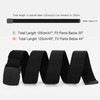 JASGOOD Elastic Stretch Belt for Men Outdoor Sports Work Nylon