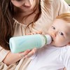 Dr. Brown's Options+ Narrow Glass Bottle Sleeve, 100% Silicone, Mint,