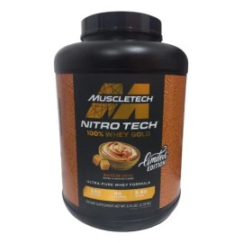 Proteina Nitro Tech Whey Gold 5.5lb Chocolate Sabor Dulce De Leche