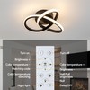 TIAZFCA 10 Inch Modern Ceiling Light, 24W LED Dimmable Ceiling