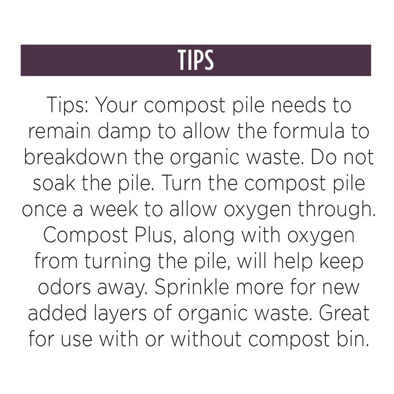 Dr. Connie’s Compost Plus 100x Concentrated Natural Compost Accelerator |