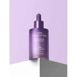 Missha [Missha] Time Revolution Night Repair Purple Ampoule 5X 70ml / [미샤] 타임 레볼루션 나이트 리페어 보랏빛 앰플 5X 70ml