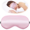 YUXIANLB Seidenschlafmaske Bequeme Augenmaske Aus Maulbeerseide Zum Schlafen Lichtblockierende Augenbinde