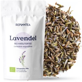 Lavender Blossom Organic 100 g Lavender Tea Organic Lavender Tea 100% Natural from Organic Cultivation Replantea