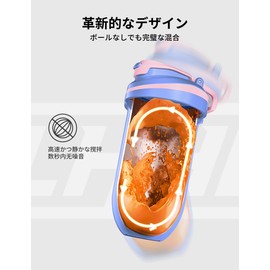 LHHW Stainless Steel Protein Shaker, Protein Shaker, Cold Retention, Odorless, Make Protein Shakes (purple)