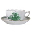 Helend Teacup & Saucer Apony Green, 7.8 fl oz (200