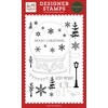 Echo Park Paper Christmas Village: Build A Snowglobe Stamp Set, Multi