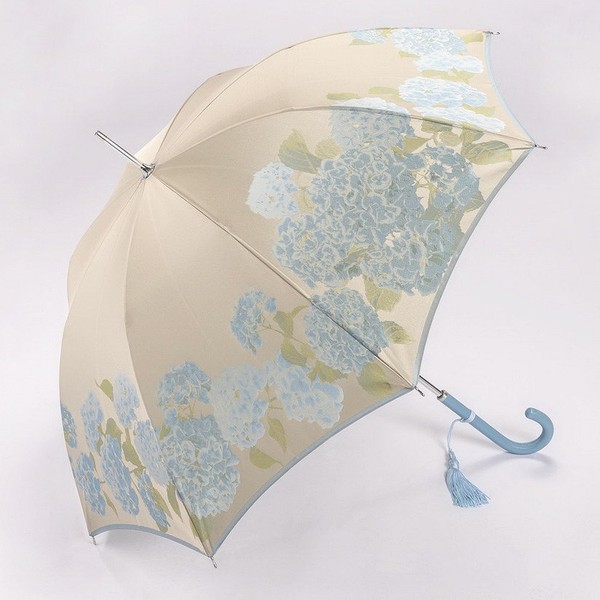 Makita Shoten Luxury Women's Long Umbrella "Eori Hydrangea"