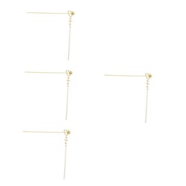 Beavorty Pcs Unique Pearl Flower Hair Stick Chinese Style Tassel Hair Stick for Buns Long Elegant
