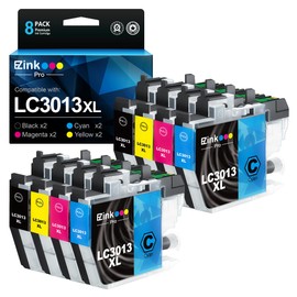 E-Z Ink Pro LC3013 LC3011 Compatible Ink Cartridge Replacement for Brother LC3013XL LC3011 LC-3013 Compatible with MFC-J491DW MFC-J497DW MFC-J895DW MFC-J690DW (2 Black, 2 Cyan, 2 Magenta, 2 Yellow)