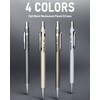 Nicpro 4PCS Metal Mechanical Pencils Set 0.5 mm, Lead Drafting