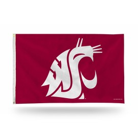 Washington State Cougars 3X5 Indoor Outdoor Banner Flag with grommets