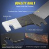Nilight Ditch Light Brackets Hood Hinges Mount Bracket Kit for