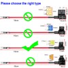 Gebildet 4pcs 12V 24V Add-a-Circuit Micro 2 Fuse Tap, Piggy
