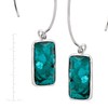 Silpada 'Oasis' Compressed Turquoise Drop Earrings in Sterling Silver