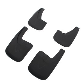 IKON MOTORSPORTS Mud Flap, Compatible with 2009-2018 Dodge Ram 1500 2500 3500& 2019-2024 Ram 1500 Classic with Factory Style Fender Flares, Textured Black PP Mud Guards Splash, Front Rear 4PCS Set