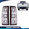 PIT66 Tail Light Assembly Compatible with 07-14 Chevy Silverado w/Single