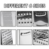 Cheese Grater, Box Graters for Kitchen, 6 Sides Stainless Steel