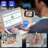 HelloBaby Baby Monitor with 2 Cameras, Baby Monitor No WiFi,