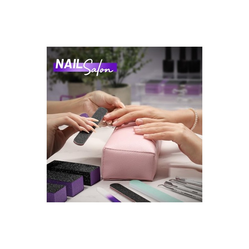 Fandamei Kit Para El Cuidado De Las Uñas, Limas Y