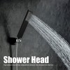 Handheld Shower Head, G1/2 Flat Square Shape Shower Head Hand‑Held
