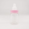 24 Pcs Pink Mini Baby Bottle Fillable Baby shower Newborn