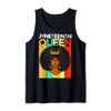 Black Woman Juneteenth Queen Melanin Sista Afro Curly Hair Tank