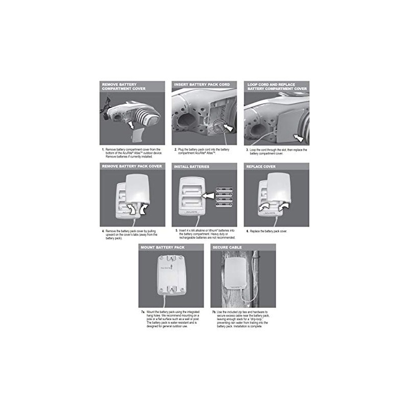 AcuRite Battery Pack for AcuRite Atlas Weather Station