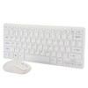 2.4G Wireless Keyboard Mouse Set with Keypad Protector USB Receiver