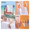 6PCS Beach Towel Clips Multifunctional Rustproof Windproof Quilt Drying Clip