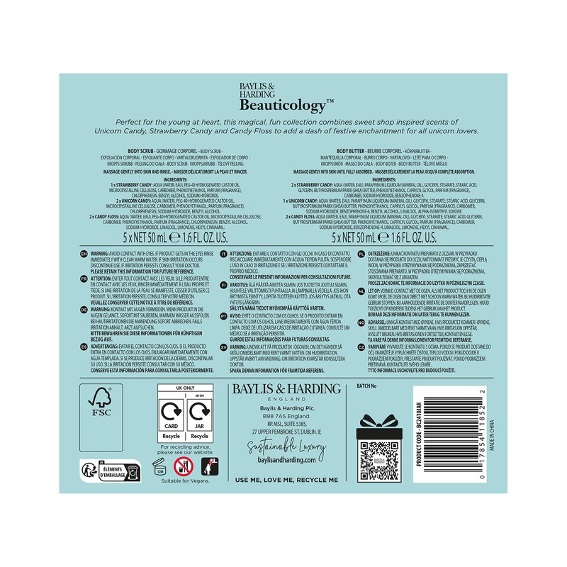Baylis & Harding Beauticology Candy Body Scrub & Butter Discovery