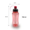 Sports Bottle with Ice Core 700ml – Reusable Water Bottle