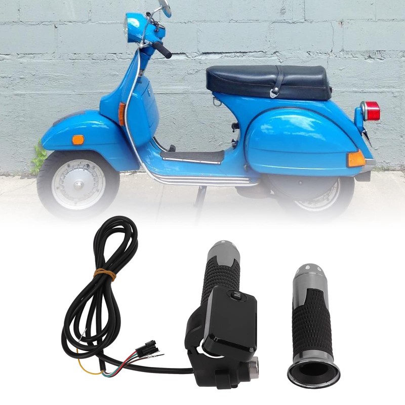 VGEBY 1 Pair Electric Bicycle Twist Throttle Grips LCD Display