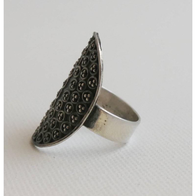 Sterling Silver Ring, Size US Size 7 / Diameter 17.3