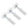 PATIKIL Bifold Door Hardware, 3Pcs 0.9 Inch Bi-Fold Door Top