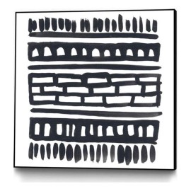 Giant Art Canvas  20x20 Weft III Framed in White