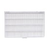 Everything Mary 21-Compartment Bead Storage Box – Clear Organizer for