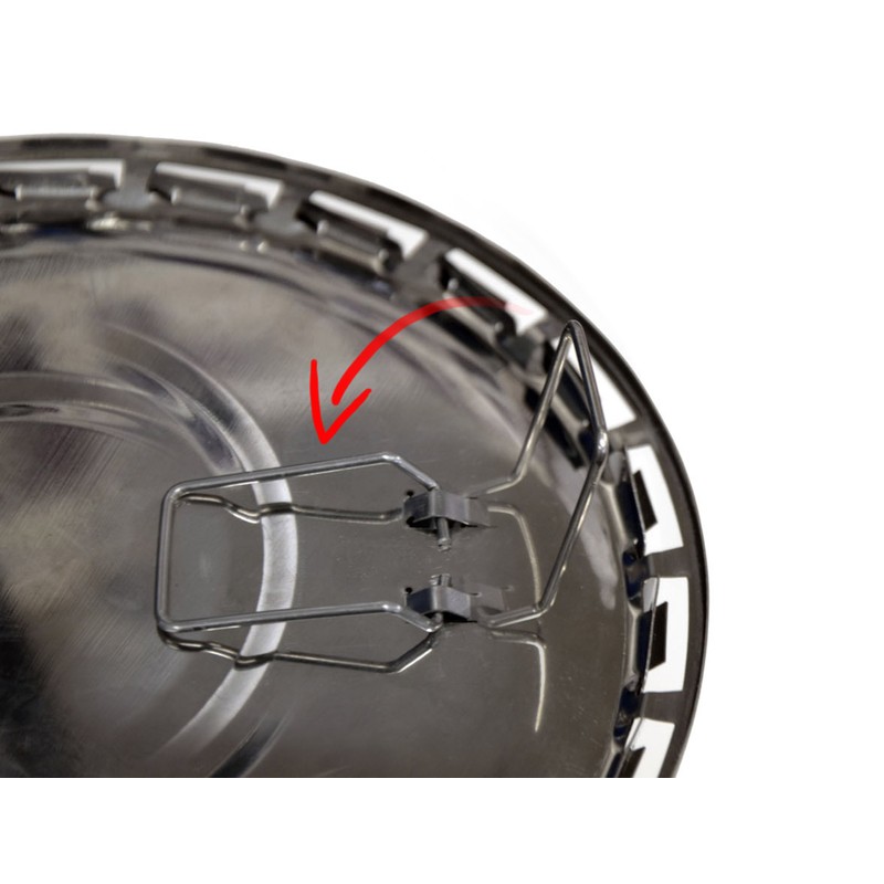 Grilliput Unisex's Fire Bowl-Metallic, X-Large