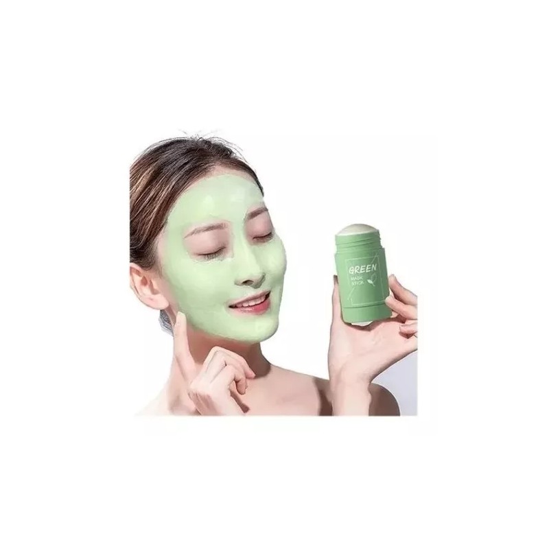 Green Mascarilla Barra Té Verde Original Anti Acné Granos Puntos