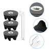 GLADFRESIT 3Pack Blender Coupler, Rubber Gear Spanner 9704230 Replacement Couplings