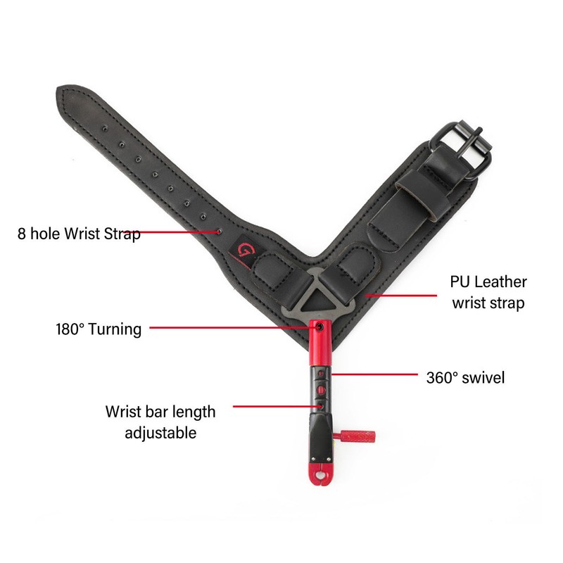 Archery Release Aid PU Iron High Stability Bow Release Wrist