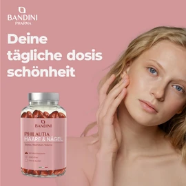 Bandini® Haare & Nägel 90 Softgels für 3 Monate | Nahrungsergänzungsmittel mit Omega-3, Vitaminen und Mineralstoffen | Stärkung von Haaren und Nägeln, Wachstum und Volumen | Unterstützung für starkes