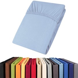 aqua-textil Viana Fitted Sheet Cotton Jersey Sheet Bed Sheet Duvet Cover