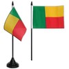 Benin Table Flag 4 x 6 inch