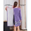 Deyeek Hospital Gowns for Women Open Back Long Sleeve Fully
