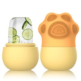 Rodillo de hielo facial GeeRic, reutilizable para ojos y cuello, reduce ojeras y relaja la piel en minutos